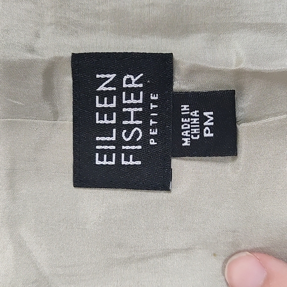 Eileen Fisher Petite Textured Silk Jacket - Picture 3 of 9